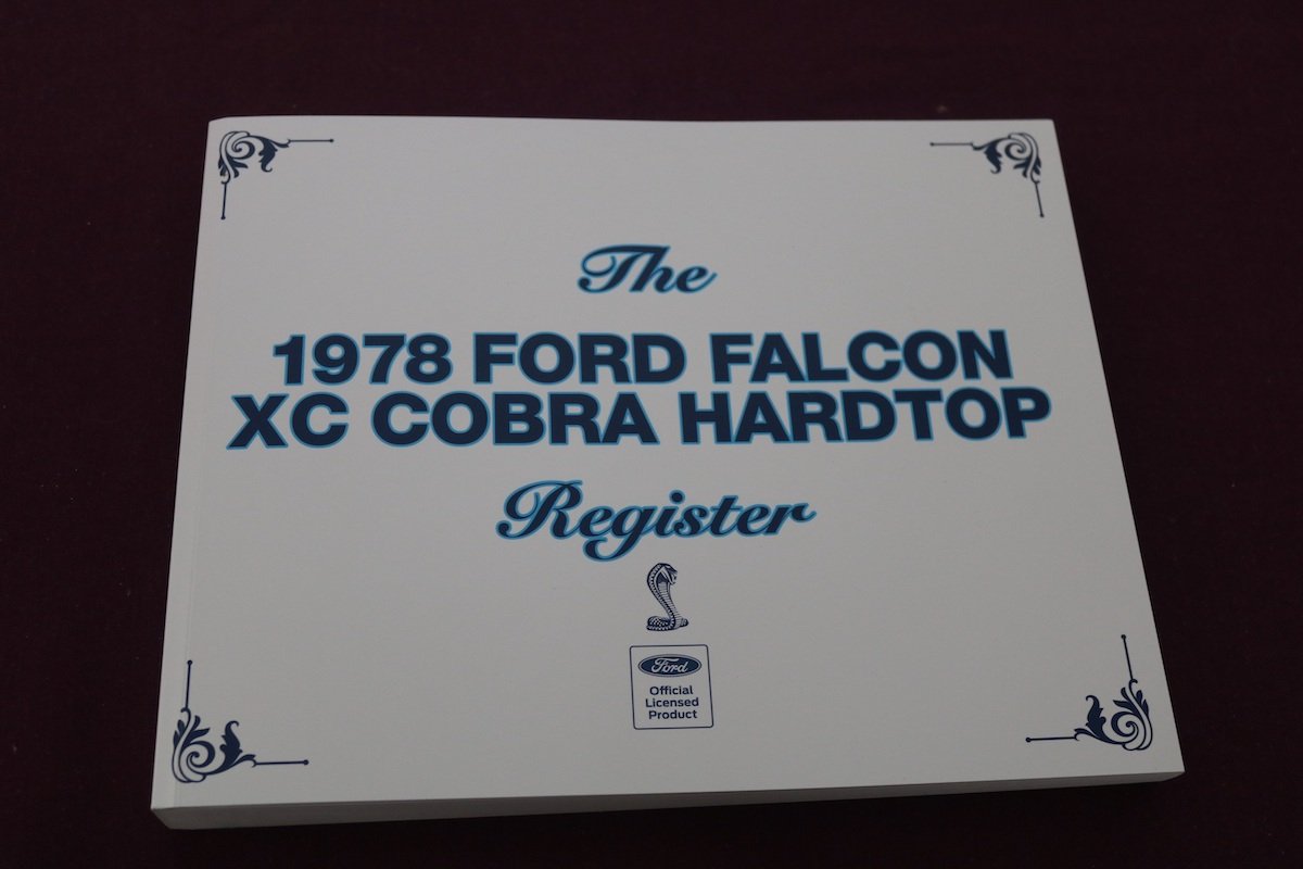 The 1978 Ford Falcon XC Cobra Register